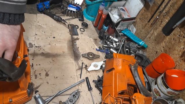 Бензопила Husqvarna 372 XP - Профессионалы не умирают, их восстанавливают - сборка