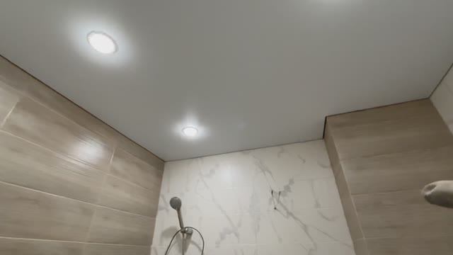 Теневой потолок Бюджетный вариант Пластиковый теневой профиль для натяжного потолка смотреть онлайн