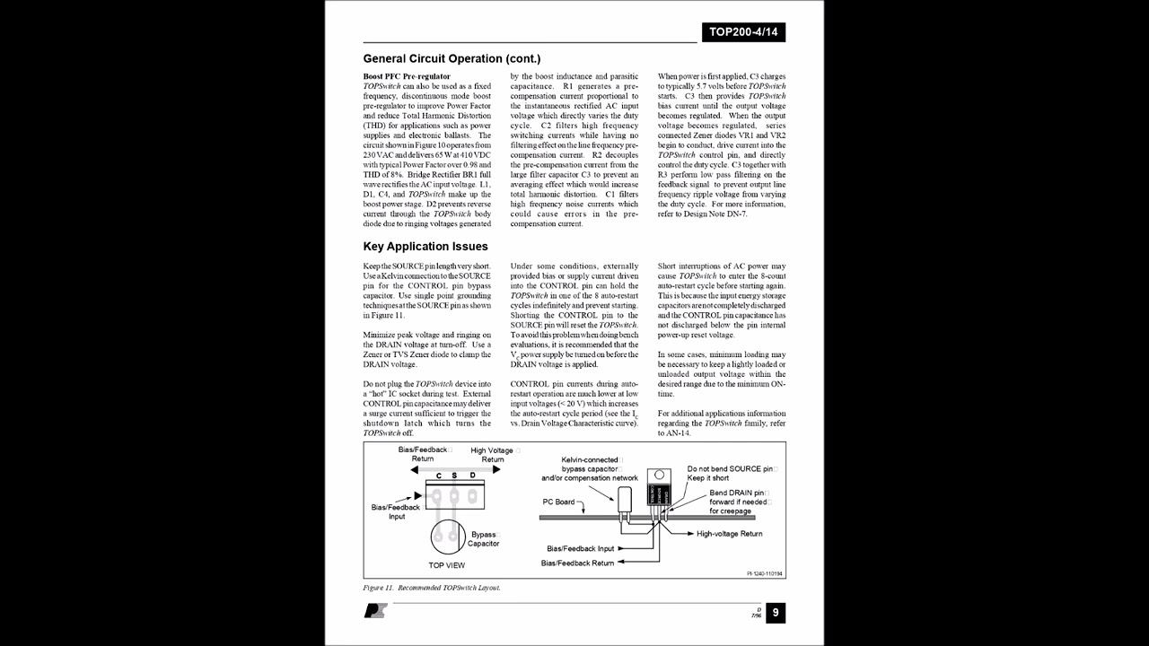 TOP214YN Datasheet