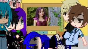 Реакция||На Мэл||MY||AU||персонажей{из фильма}"Наследники"