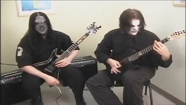 (SLIPKNOT) Jim Root & Mick Thomson playing guitar 2004 DUO смотреть онлайн