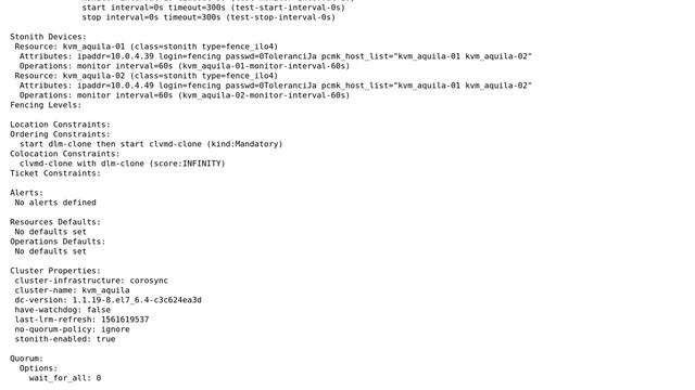 PCS Stonith (fencing) will kill two node cluster if first is down смотреть онлайн