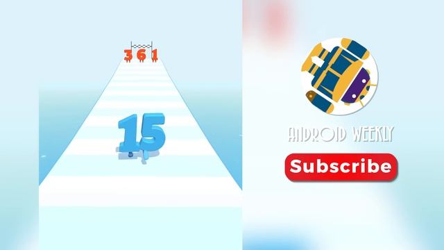 WALKING NUMBER RUN 3D - Level Up Number Game Run Race Stack Master смотреть онлайн
