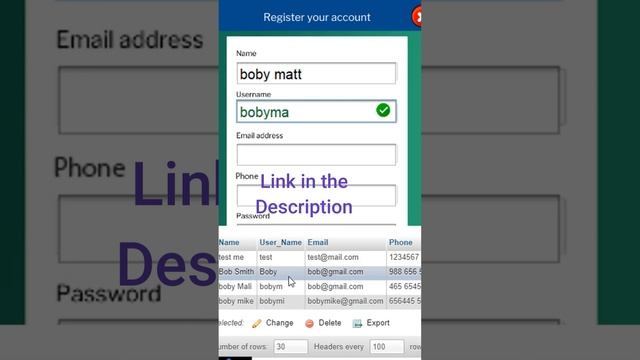 java login and register form with MySQL database смотреть онлайн