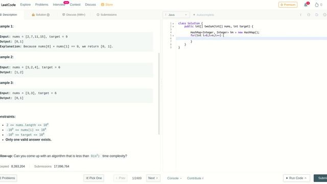 1. Two Sum | Java Solution | Asked in Top Product Based Companies | O(N) смотреть онлайн