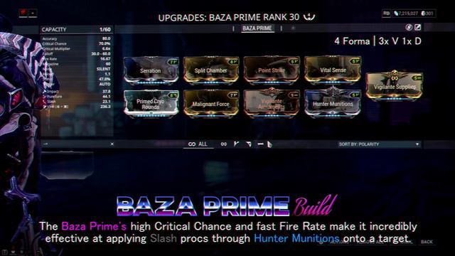 Warframe | Baza Prime | Rifle | Weapon Build [4 Forma] смотреть онлайн