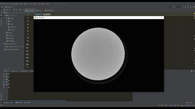 [ Python ] Collision planets (Ray marching) смотреть онлайн