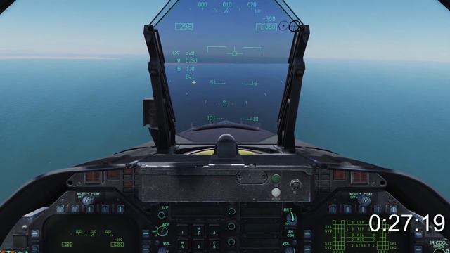 1 Minute DCS - F/A-18C Hornet - HUD Tutorial смотреть онлайн