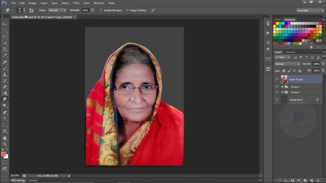 old photo restoration work in photoshop смотреть онлайн
