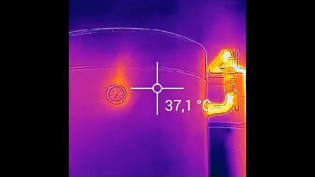 Тепловизор FLIR ONE.Котел пеллетный Altep (Альтеп).Съемка в котельной. смотреть онлайн