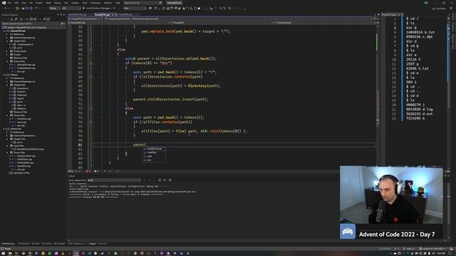 Advent of Code 2022 - Day 7 - No Space Left On Device смотреть онлайн