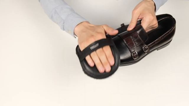 Варежка для обуви меховая с держателем черная смотреть онлайн