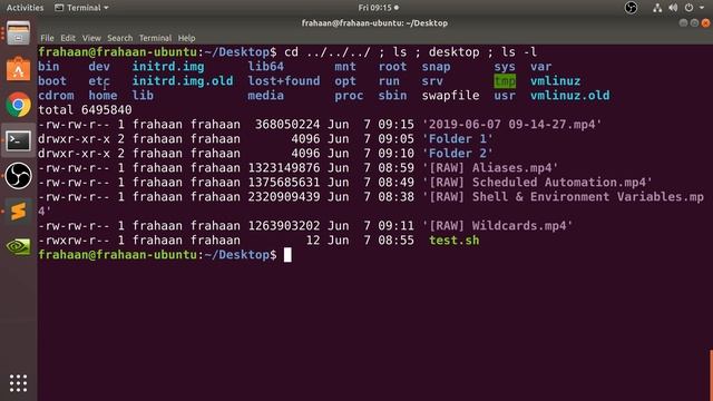 Multiple Commands - Bash Scripting смотреть онлайн