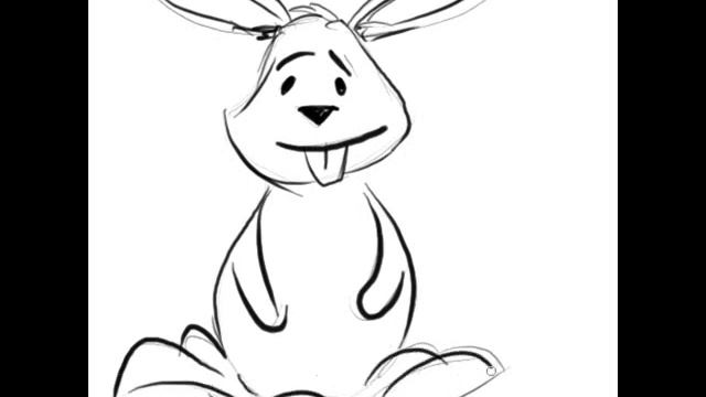 Jak narysować królika - How to draw a rabbit смотреть онлайн