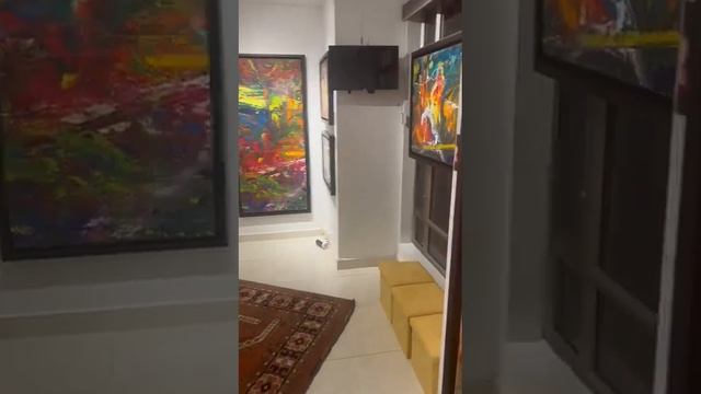 Exhibition "Abstrakt Traces" Zakara Gallery Day 1, Vladimir Tajc смотреть онлайн