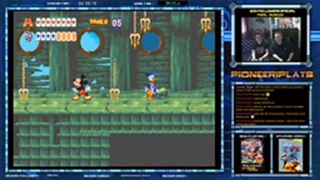 World of Illusion Starring Mickey Mouse and Donald Duck (Genesis, Coop) - Playthrough смотреть онлайн