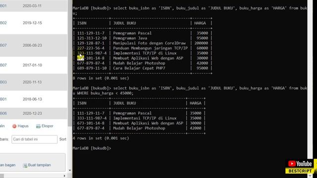 MySQL : Session 04 | Select, Order By, Distinct, Asc Desc, Limit, Between, Where, And, AS & Alias смотреть онлайн