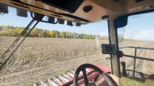 Комбайн Гомсельмаш GS12 A1 Pro  и жатка ГЗЛиН ЖБП-8,4 на полях Жирновского района