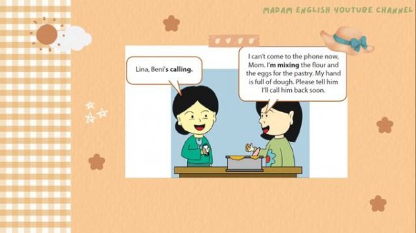 Present Continuous dialogs