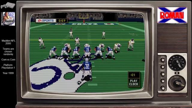 Madden NFL 2000 PLAYSTATION 1 - 1999 смотреть онлайн