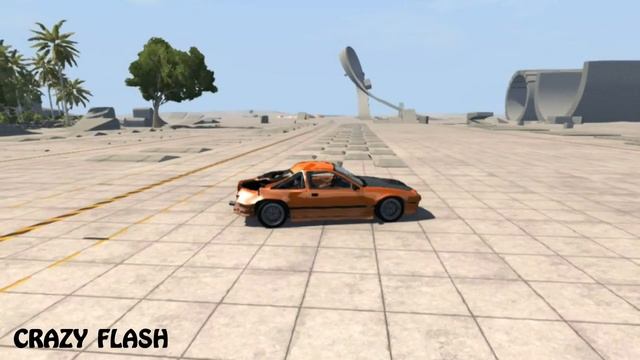 BeamNG Drive Gridmap Crash Testing Ibishu 200bx 2.0 Turbo Drift #15 смотреть онлайн