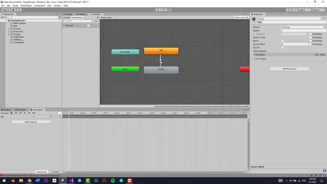 Create a Flappy Bird game on Android for Beginners/Unity & C# смотреть онлайн