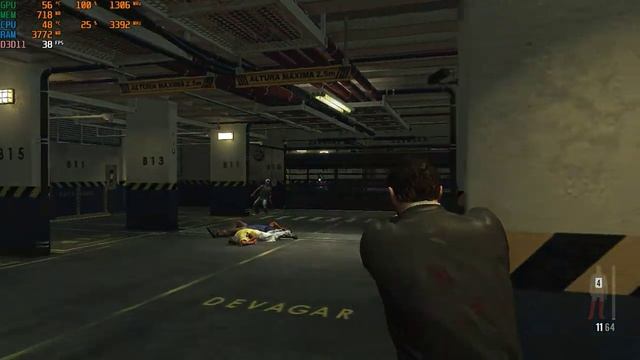 Max Payne 3 on GT 710 oc | intel core i3 4130 | 4 GB ram смотреть онлайн