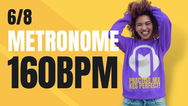 👉 6/8 METRONOME 160 BPM смотреть онлайн