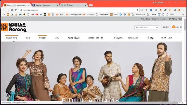 #1 Bootstrap Complete Ecommerce Site Design Bangla Video Tutorial - Part 1 смотреть онлайн