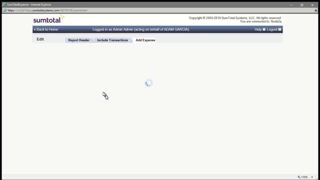 Creating and Submitting an Expense report in Sumtotal смотреть онлайн