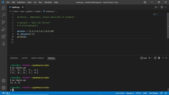 Learn How to slice Python Tuples - Learn Python Programming смотреть онлайн