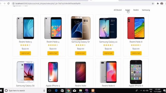 Online Mobile Shoping website using Php and MySQL смотреть онлайн