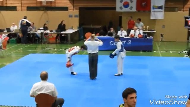Taekwondo WTF/Германия,Чеченский боец Сулиманов Мовсар. смотреть онлайн