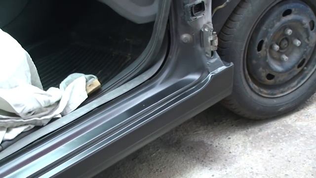 Как заменить и отремонтировать пороги своими руками Renault Laguna #3 смотреть онлайн