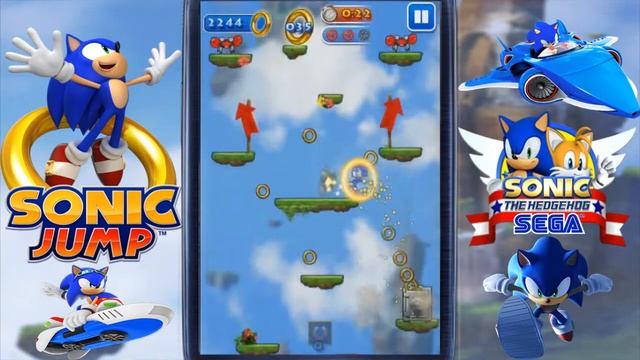 Sonic Jump Act 5 Green Hill Zone 3 Stars смотреть онлайн