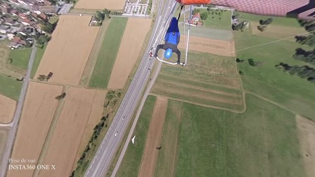 Deltaplane - Hang gliding : Prise de vue Insta360 One X смотреть онлайн