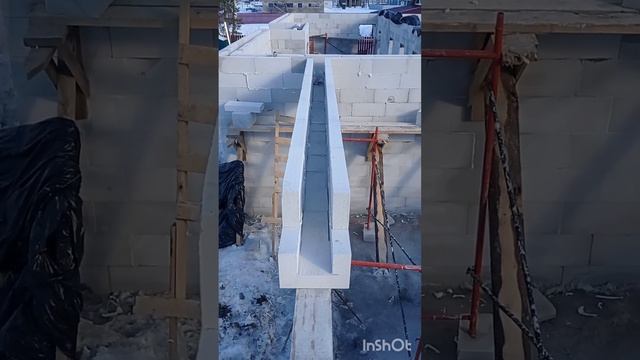 Перемычки, монолитный пояс и плоская кровля..... смотреть онлайн