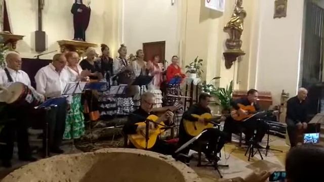 coro flamenco Jara y Romero Coslada. Villancico flamenco: Cantaba José смотреть онлайн