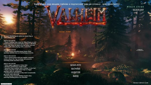 Расслабляемся в Valheim