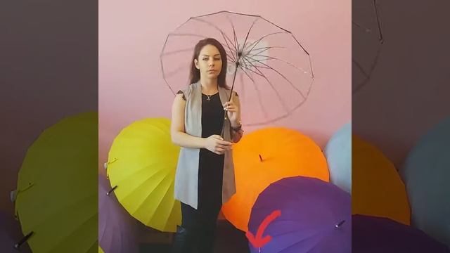 Прозрачный зонт трость с черной окантовкой на куполе смотреть онлайн