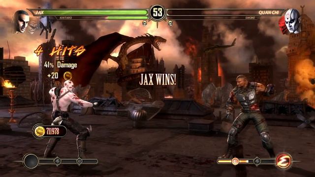 Mortal Kombat 9 PC Game Tag Ladder Jax & Kintaro Very Hard смотреть онлайн