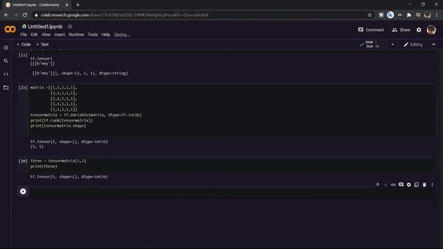 TensorFlow 2.0 - Rows and Columns In Tensor Matrix смотреть онлайн