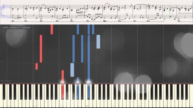 Ах, этот вечер! – М. Дунаевский (вариация) (Ноты и Видеоурок для фортепиано) (piano Cover)