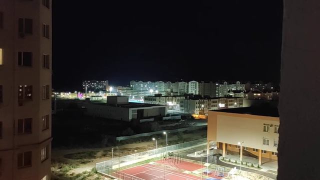 Ночные молнии над морем в Севастополе 29.09.2020 смотреть онлайн