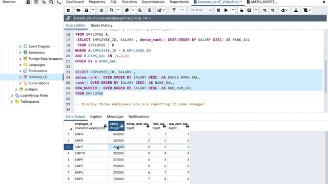Part 7 - Amazon SQL Interview RANK() , DENSE_RANK() , ROW_NUMBER , SELF JOIN , SUBQUERY 2023 смотреть онлайн