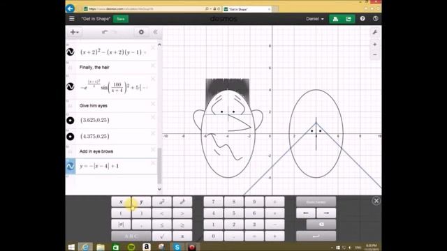"Get In Shape" - 2 Ovals (Graphing Tutorial) смотреть онлайн