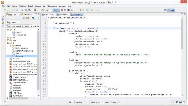 jQuery Highcharts Tutorial 6 - How to resize a chart смотреть онлайн