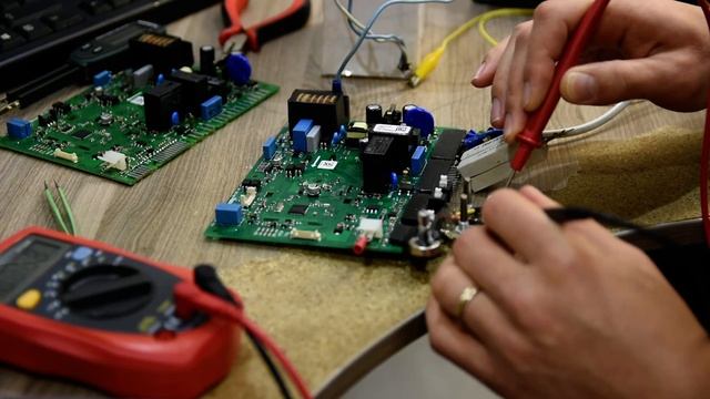 Плата Baxi. Включение на стенде.