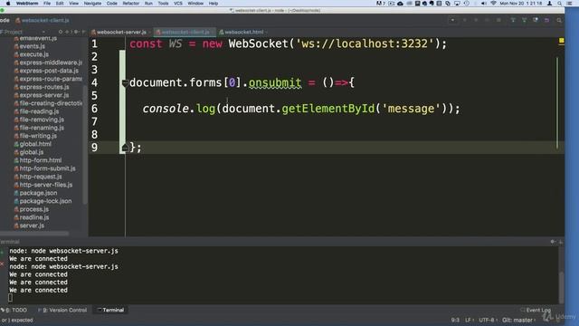 Sending Form Data . The exciting World of Websockets - Small Chat App. Node JS смотреть онлайн