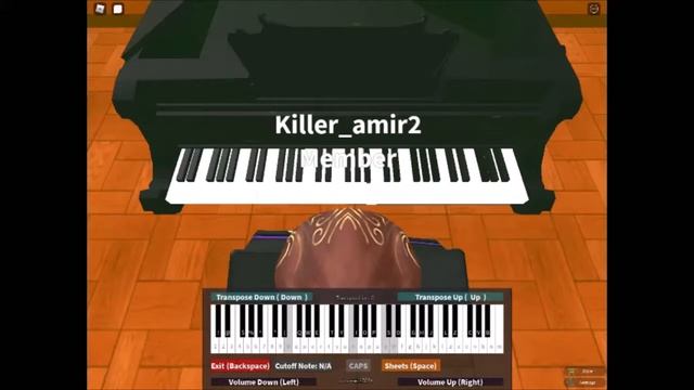 ROBLOX PIANO UNDERTALE MEGALOVANIA HARD MODE смотреть онлайн